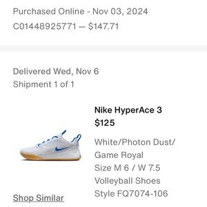 Nike Hyperace 3 Court shoes